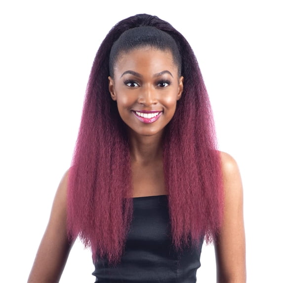 TIE (OT530) - Synthetic Drawstring BunTie 2 in 1 Ponytail