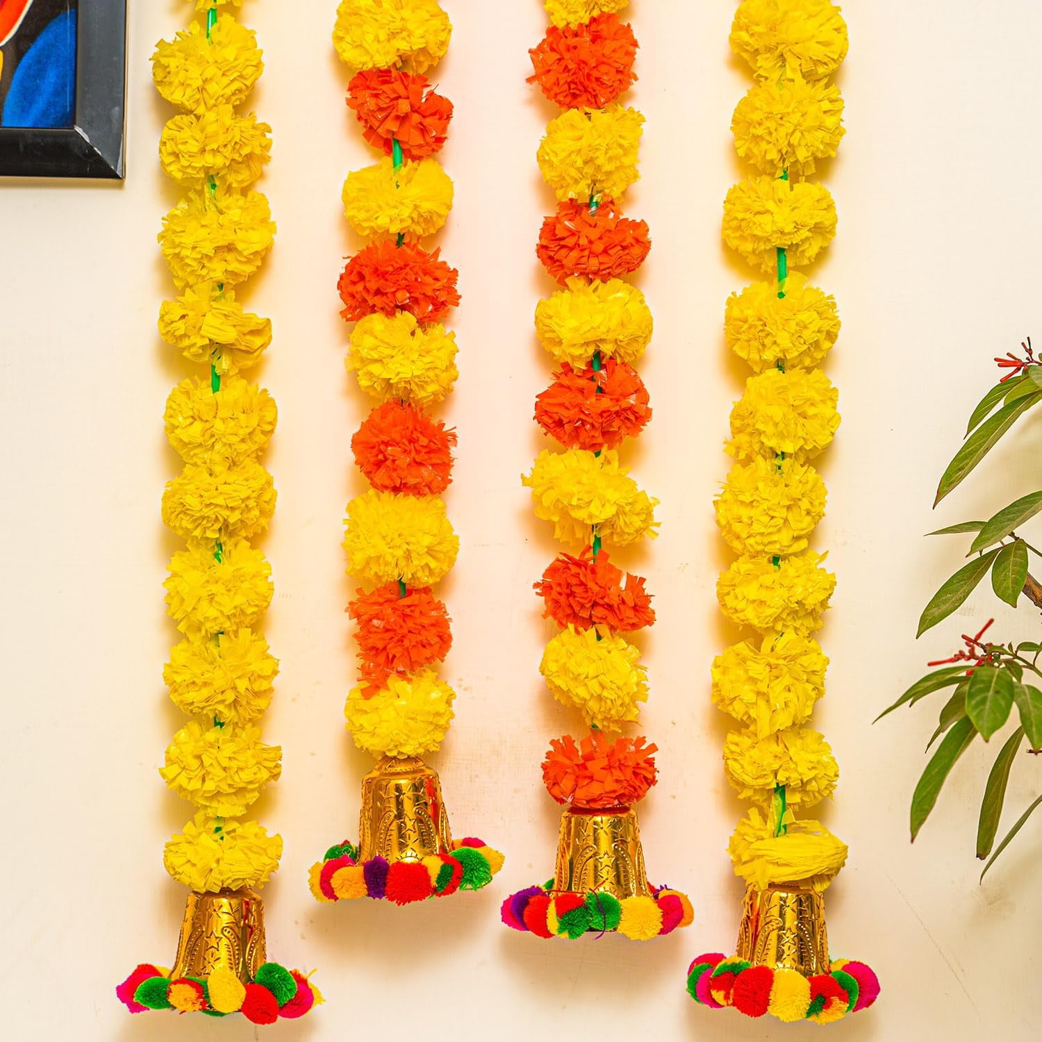 Artificial Marigold Strings, Diwali Decoration, Day of the Dead, Halloween,  Marygold Flower Garland, Pooja Backdrop, Aztec Marigold Flowers | Michaels, image size:1500x1500