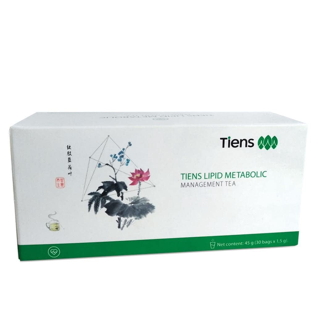 TIENS Lipid Metabolic Management Tea, 40 Bags – Herbal Metabolism Support