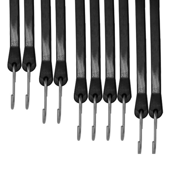 BQBQERT 10Pcs Rubber Tie Down Straps Bungee Cords with Hook Enduring Outdoor Tarp Straps Adjustable Tarp Straps Easy to Use