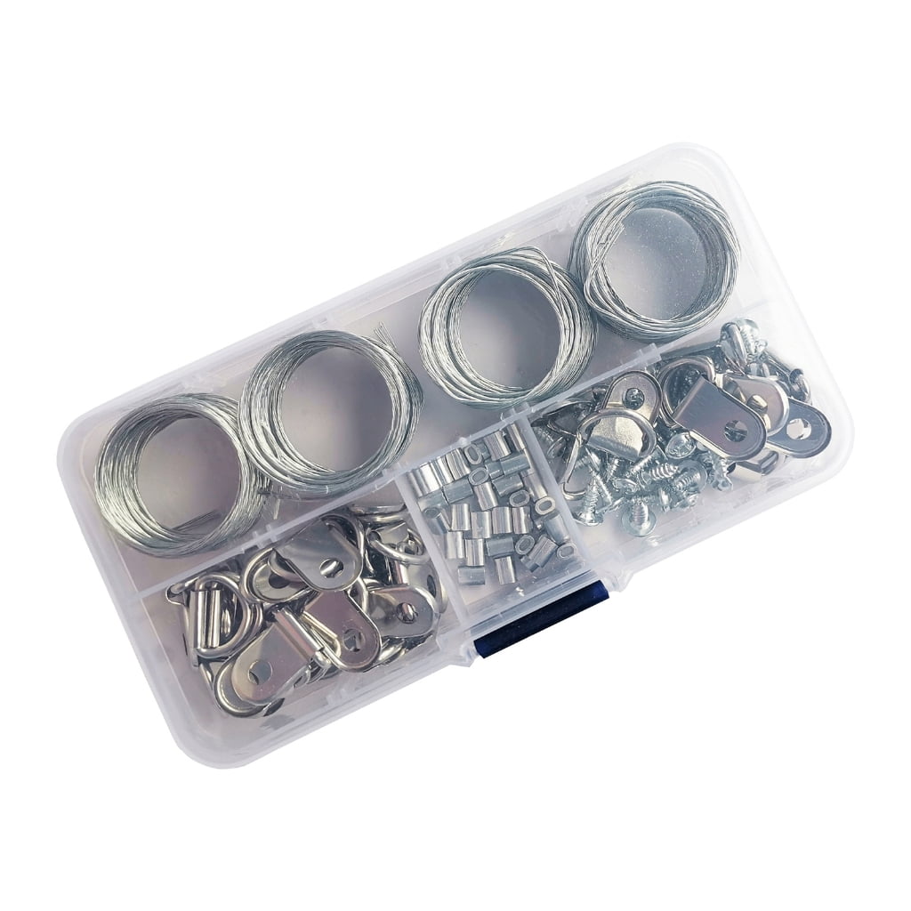 TIERPOP 124pcs Metal Wire for Gallery Display Versatile Wire Rope ...