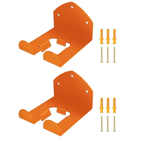 TIERPOP 2 Pcs Anti-Slip Garage Wall Hooks Heavy Duty Garage Hanger Wall Mount Storage Hook for Organizers Power Tools Easy Use