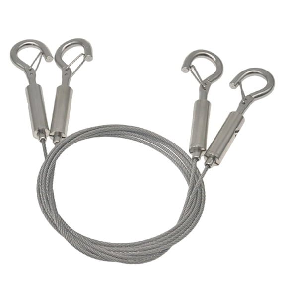 TIERPOP 2pcs Adjustable Picture Hanging Wire Stainless Steel Frame Hangers Wire Rope Hardware Hanging Wire
