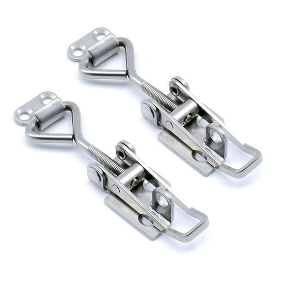 TIERPOP 2pcs/set Tension Set Lockable Fasteners Secure & Safe Locking set Enhances Security for Cabinets & Boxes