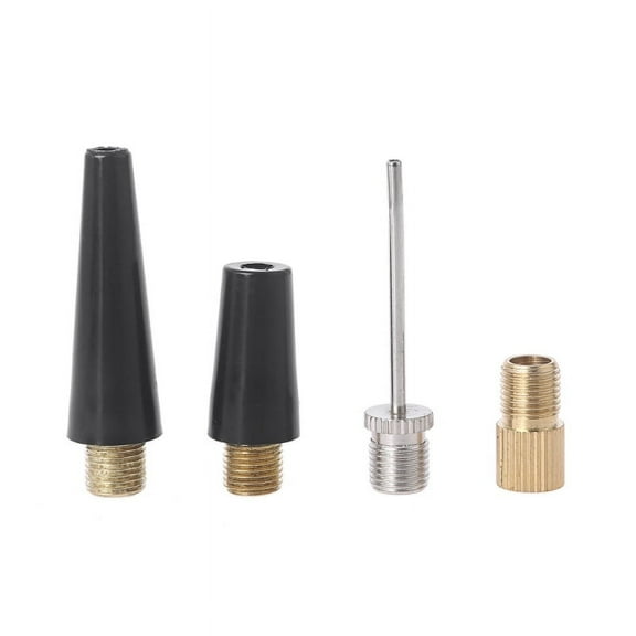 OOKWE 4 Pieces Ball Pump Needle Set Needle Inflator Kit Needle Nozzle Adapter Bikes Tire Inflator Air Pump Compressor