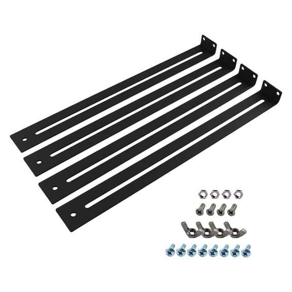 TIERPOP 4Pcs Furniture Reinforcement Hardware Drawer Repair Kits Furniture Repair Accessory Bracket Middle Mount Enduring