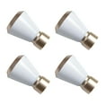 thumbnail image 1 of TIERPOP 4pcs Elegant Curtain Rod End Caps Contemporary Design Curtain Finials Caps Upgrades for Residential & Commercial Use, 1 of 20