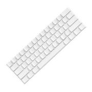 TIERPOP 61 Key Blanked White Keycaps Set Original Height Not Lettering Fits Most Mechanical Keyboards Minimalistic Blanked Keyca