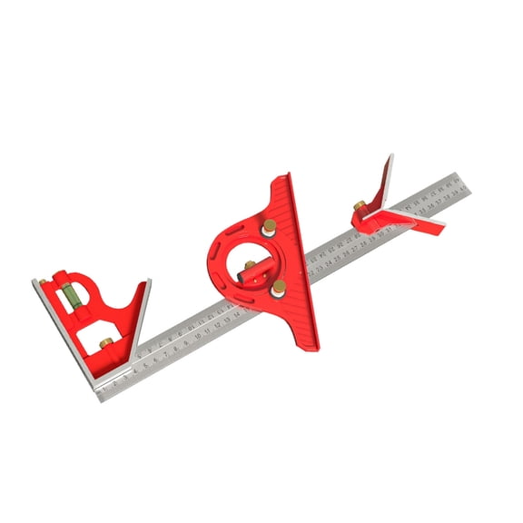 TIERPOP Aluminum Woodworking Angles Gauges Lightweight Angles Rule Essential Measuring Tool for Enthusiasts & Hobbyists