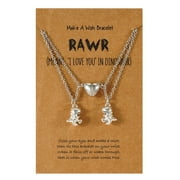 TIERPOP Best Friend Necklaces BFF Necklace for 2 Friendship Valentines Day Gifts