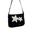 thumbnail image 1 of TIERPOP Canvas Crossbody Bag for Teen Student Versatile Shoulder Bag Large Capacity Messenger Bag Travel Bags with Star Pattern, 1 of 21