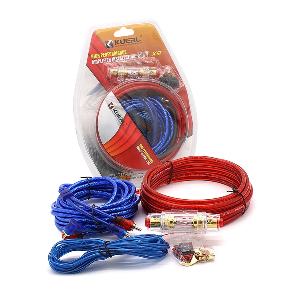 TIERPOP Car Wire Amplifier 10GA Power Cable Subwoofer Speaker Power