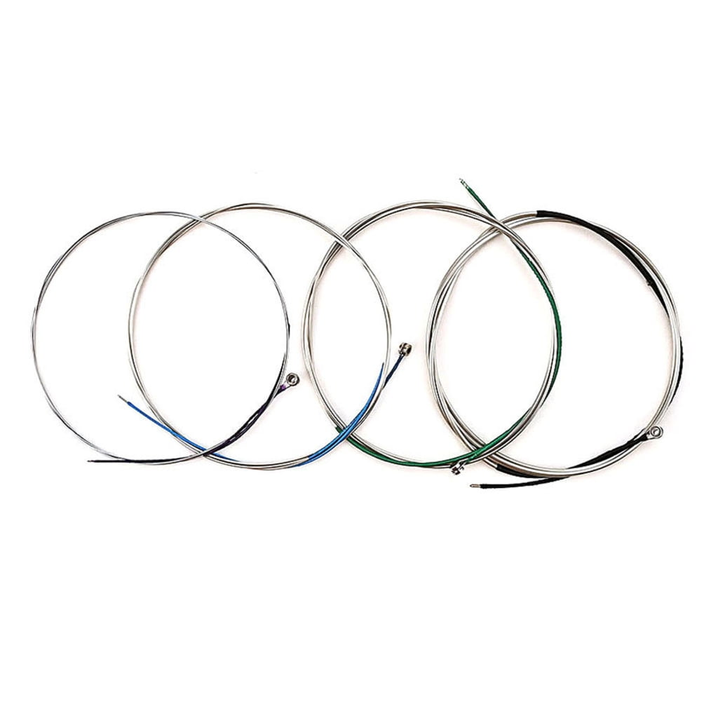 TIERPOP Cello String Set Silver C-G-D-A for Full Size 4/4 -3/4 Se Musik Strings Steel