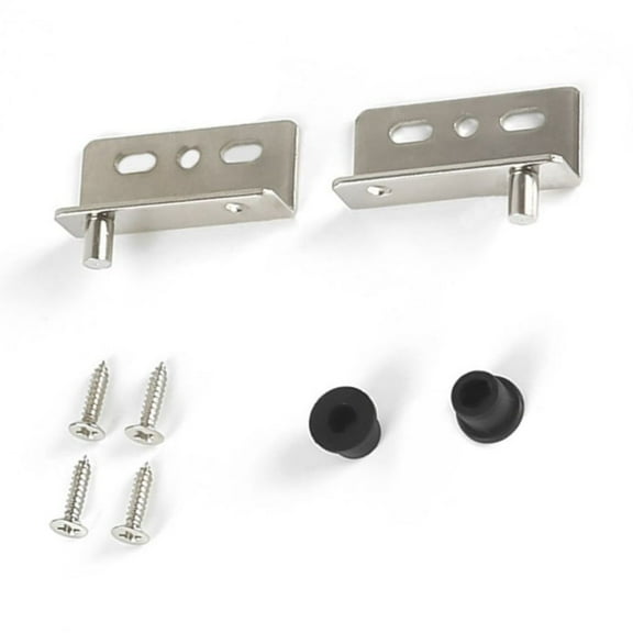 TIERPOP Cold Rolled Steels Corner Codes L Shape Corner Bracket Concealed Upper Lower Hinge Clip Fastener Cabinets Door Hinge