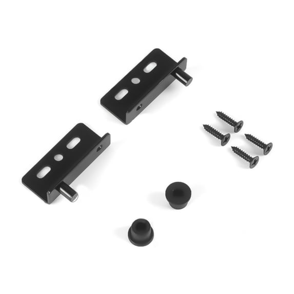 TIERPOP Cold Rolled Steels Corner Codes L Shape Corner Bracket Concealed Upper Lower Hinge Clip Fastener Cabinets Door Hinge