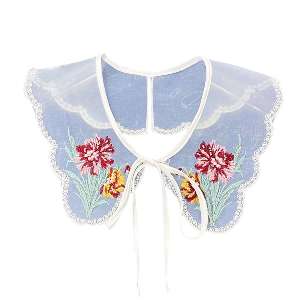 TIERPOP Dickey Collar False Collar Sheer Collar Detachable Collar