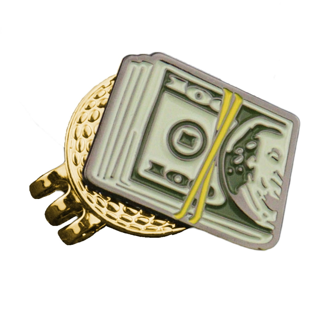 TIERPOP Dollar Bill Golf Hat Clip Marker Golf Ball Alignment