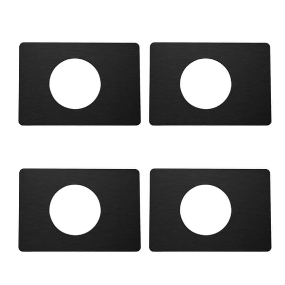 TIERPOP Door Locking Hole Backing Reinforcer Easy to Use Door Knob & Deadbolts Reinforcement Plate for Secure & Aesthetic Repair