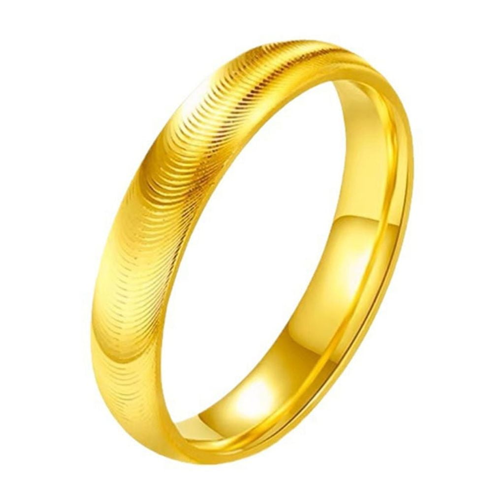 TIERPOP Elegant Ripples Effect Cats Eye Rings Versatile Cats Eye