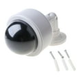 TIERPOP Fake Dummy Outdoor Waterproof Security Surveillance Flash Dome