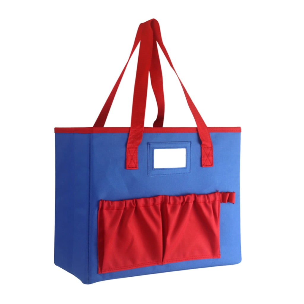 TIERPOP File Folder Tote with Handle Fodable Document Organizer Tote