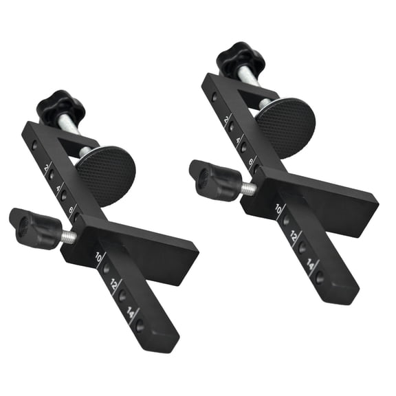 TIERPOP Lengthened Widen C Clamp Cabinet Tool Mounting Clip Table Clamp Replacement Woodworking Drawer Front Installation Clamp