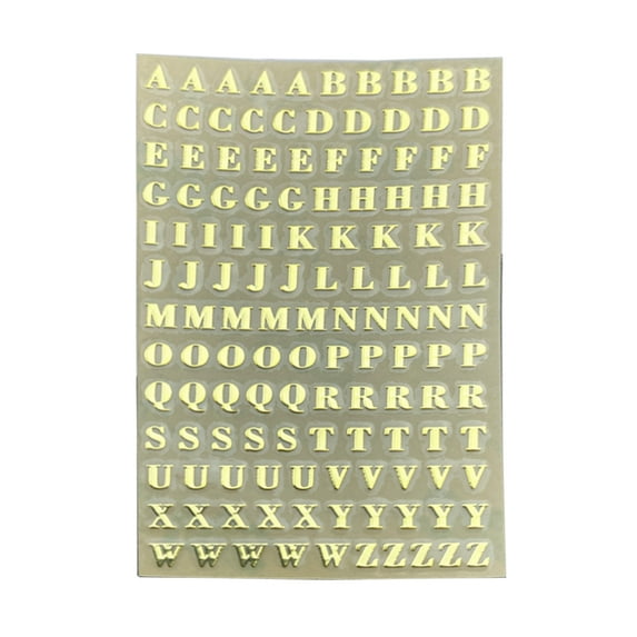 TIERPOP Letter Sticker Self Adhesive Letters Numbers Stickers for Grad Cap Arts Craft
