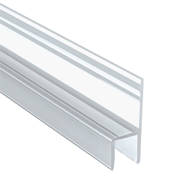 TIERPOP Multipurpose H Type Glass Door Seal Strips Keep Your Bathroom Floor Dry with Easy to Installion Silicone Materials