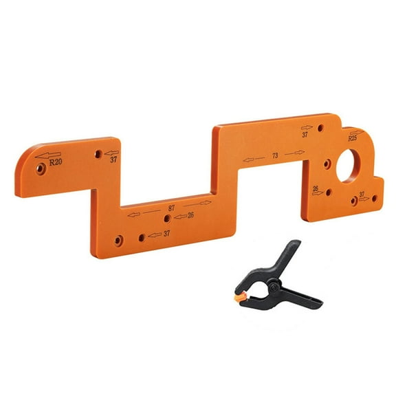 TIERPOP Multipurpose Woodworking Tool Switches Opening Template with Routers Corner Jigs Easy Installion Furniture Making