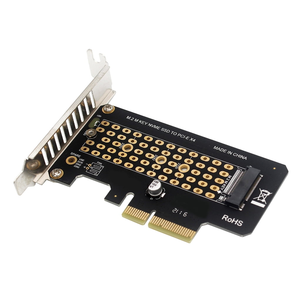 TIERPOP PCIE 16X to NVME M Key Adapter PCIE to NVME M-Key Adapter for ...