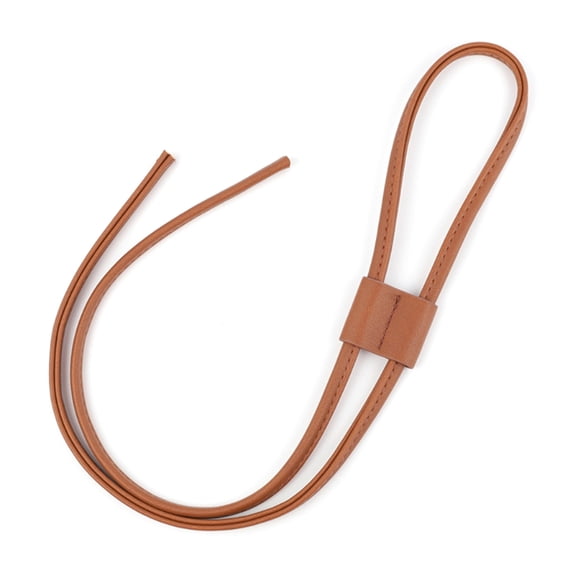TIERPOP PU Leather Drawstring Pull String Purse Strap Replacement for Bucket Bag Shoulder Bags Accessories DIY Making Supplies