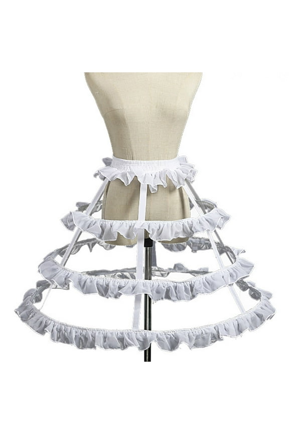 Petticoat Cage Crinoline Wedding Accessories 2/3/4/5 Hoops for Women Girls