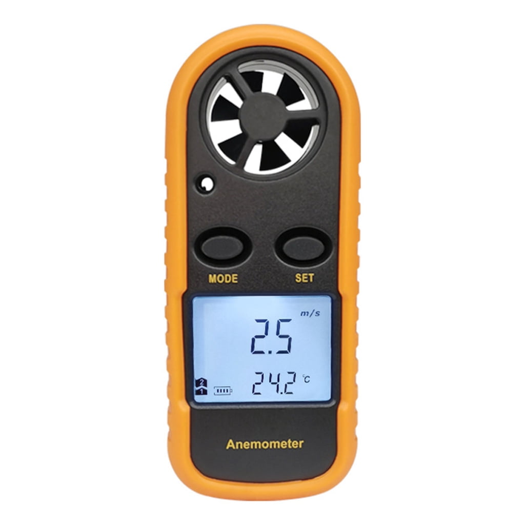 TIERPOP Portable Anemometer Wind Speed Gauge Meter Anemometro Windmeter ...