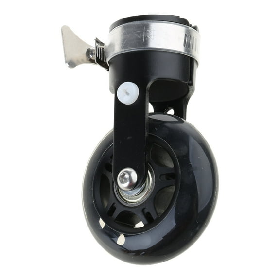 TIERPOP Portable Folding Bike Auxiliary Roller Wheel Foldable Assistor Scroll Wheel Fold-up Cycling Accessories Parts