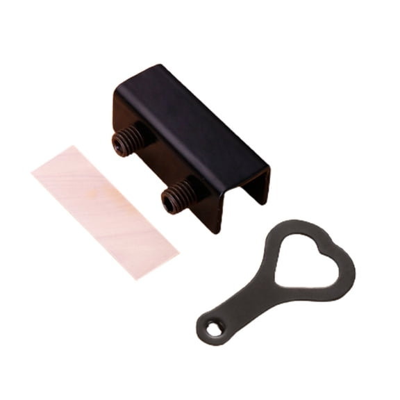 TIERPOP Punch-free Sliding Window Locks Move Window Lock Sliding Sash Stopper Adjustable Security Locks With for Key for