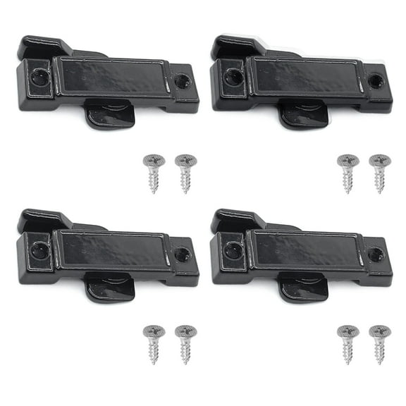 TIERPOP Set of 4 Elegant Sash Lock for Window Mounting Hole Centers Secure for Vertical and Horizontal Sliding