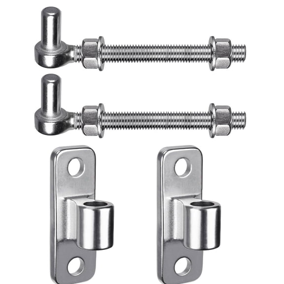 TIERPOP Steel Bolts Door Hinge easy installs Gate Hinges Adjustable bolts Hinges Heavy Duty Door Hinges for Various door & Gates