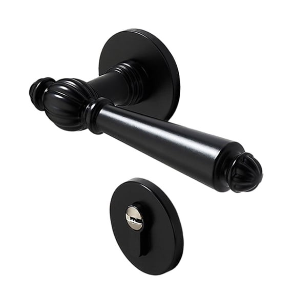 TIERPOP Stylish Metal Alloy Door Handle Lock Set Secure Door Lock Systems Door Hardware set designing for Modern homes Interio