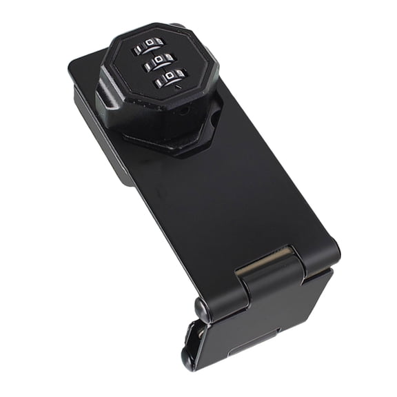 TIERPOP Upgrades Combination Locking Bolts Heavy Duty Metal Hasp Security Slide Bolts for Secure Closures of Cabinets & Small Do