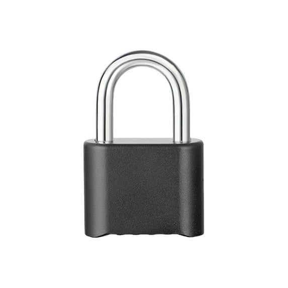TIERPOP Zines Alloy Combination Lock Solid Body with Stylish Steel Shackles Portable Accessory for Multipurpose Security