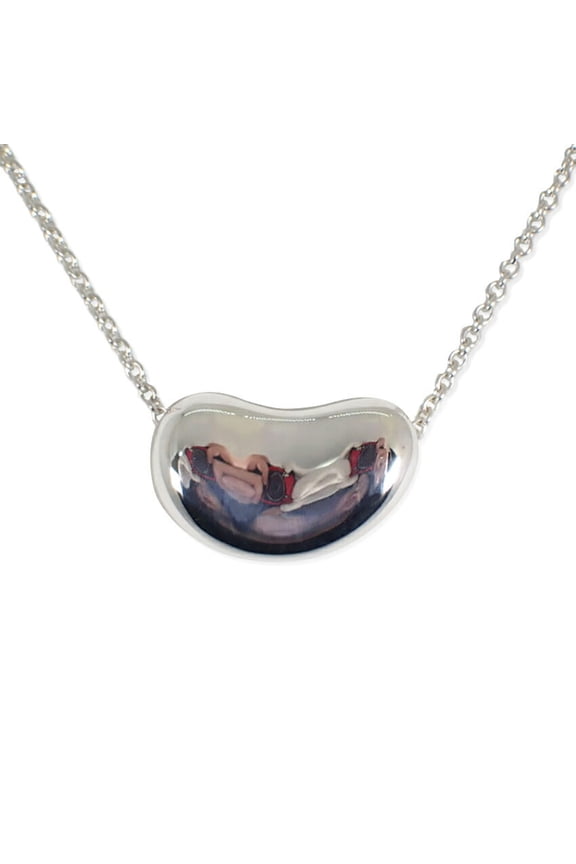Pre-Owned TIFFANY 925 Bean Pendant Necklace
