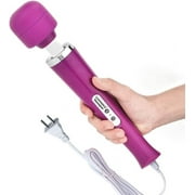 TIFOR 10 Speeds Wired Powerful Handheld Electric Back Massager with Strong Vibrations, Personal Therapy Massager for Sports Recovery, Muscle Aches, Body Pain (Purple)