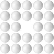 TIFOR 4 Inch 24 Pcs Craft Foam Ball. White Polystyrene Smooth Round Ball, for Arts and Crafts Supplies, School Project, Weddings, Easter, Halloween, Christmas, Home DIY Crafts and Party.