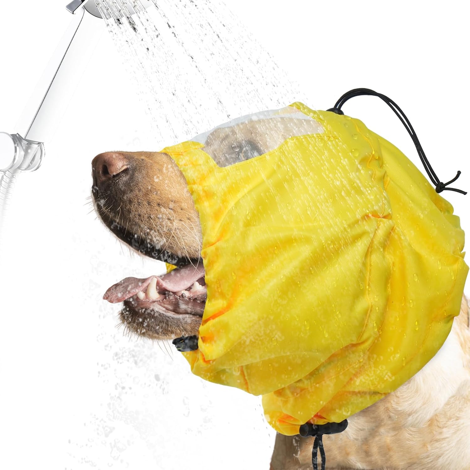 PAWIVID Hundeohrmuffs & No Shake Ear Wrap – Gehörschutz Mit Kapuze, Für Lärmangst, Baden, Größe L, Lila