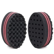 TIFOR Black Ice Sponge For Afro Braid,Magic Hair Twist Curl Sponge Glove, Barber Hair Brush Sponge Dreadlock Coils Curl Brushes, 1 Pcs