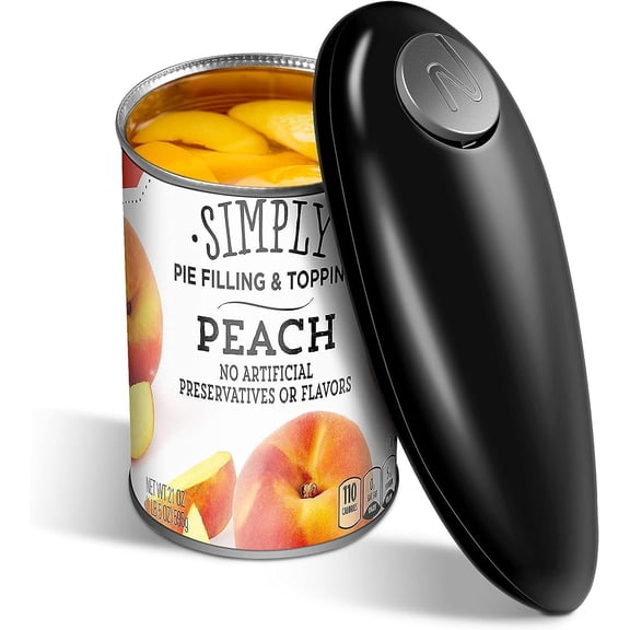 TIFOR Electric Tin Opener Can Openers Portable One Touch Automatic Battery Operated Hands-Free for Seniors with Arthritis Eliminate Hand Pain HelpPrevent Injuries Strain (Black)