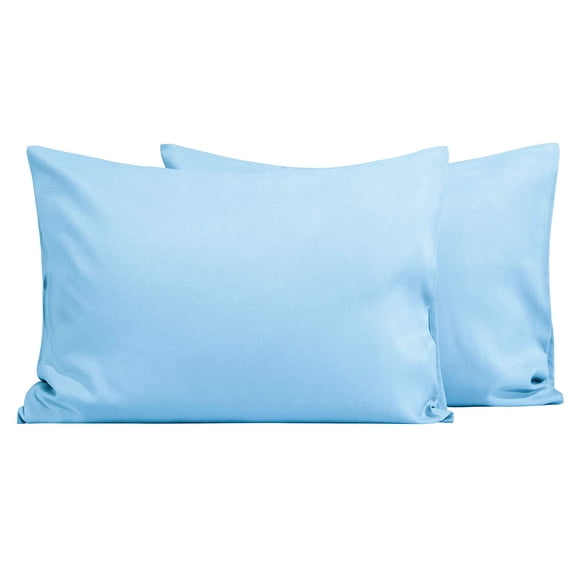 TIFOR Pillow Protectors, Pillow Covers,Waterproof Pillow Protectors with Zipper Standard Size, Polyester Soft Pillow Covers, Set of 2, 20" x 26"