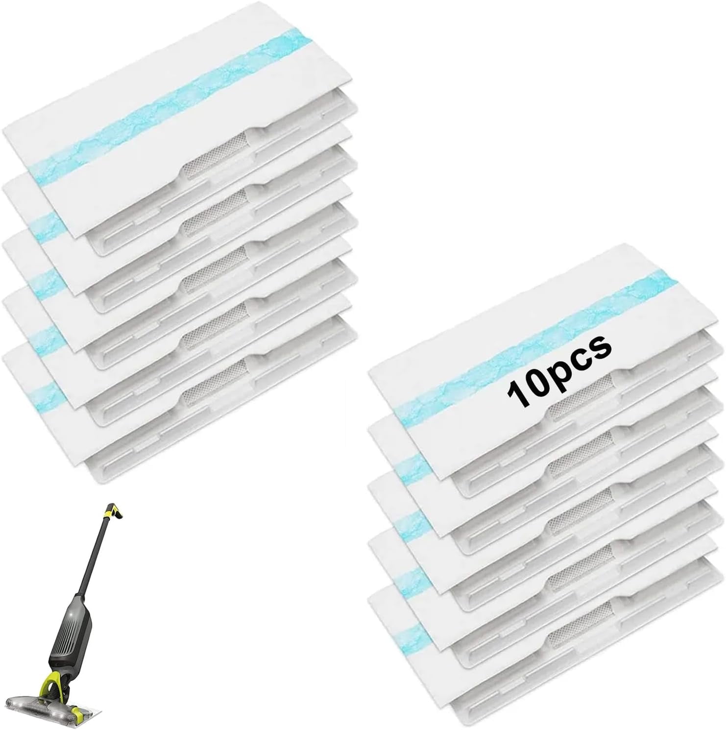 TIFOR for Shark VACMOP Disposable Hard Floor Vacuum and Mop Pad Refills for Shark Vacmop Pro