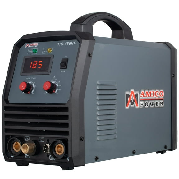 TIG-185HF, 185 Amp TIG Torch Stick Arc DC Inverter Welder, High Frequency & High Voltage 100% Start, 100~250V Wide Voltage Welding Machine New
