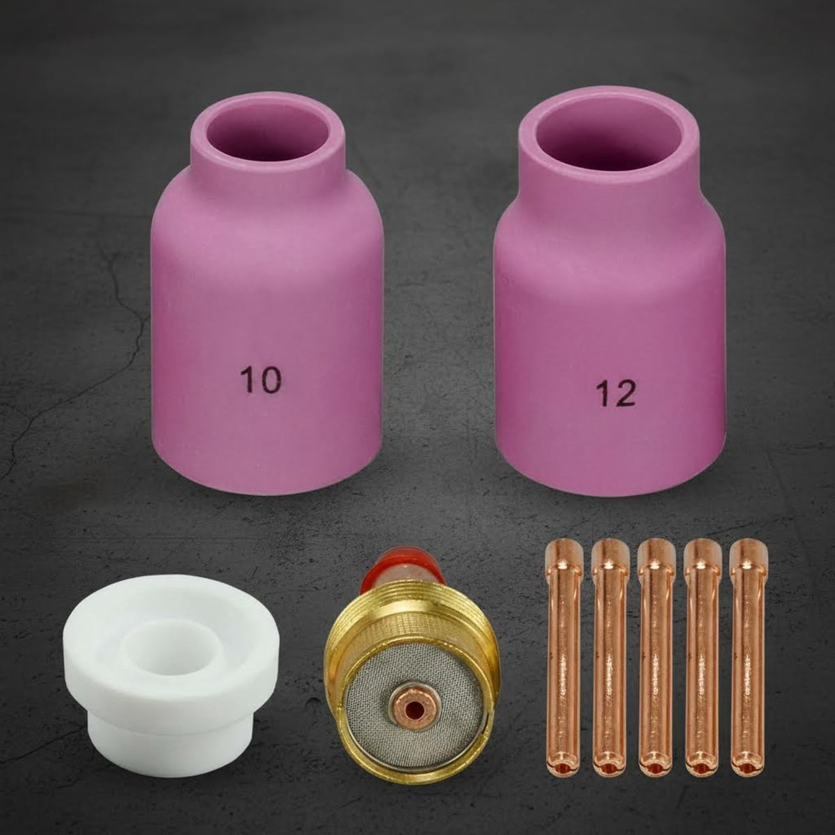 TIG Gas Lens Collet Bodies 45V64 10N24 Jumbo Large Diameter Alumina ...